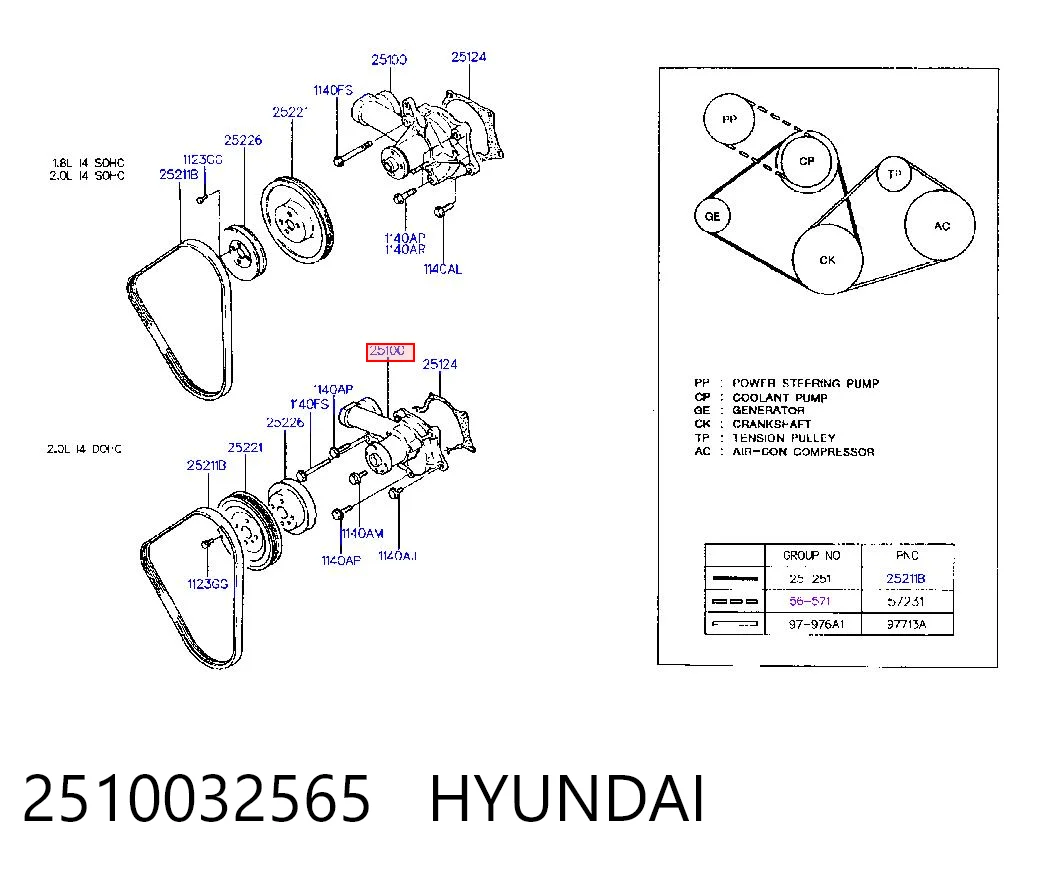2510032565 Hyundai/Kia