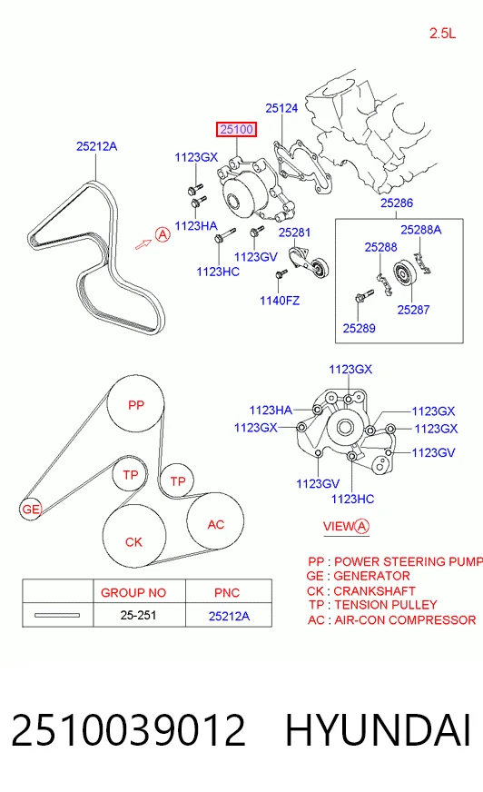 2510039012 Hyundai/Kia