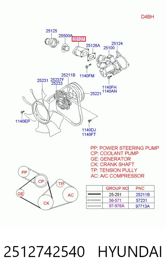 Comprar Carcasa del termostato Hyundai Galloper  JK a bajo precio
