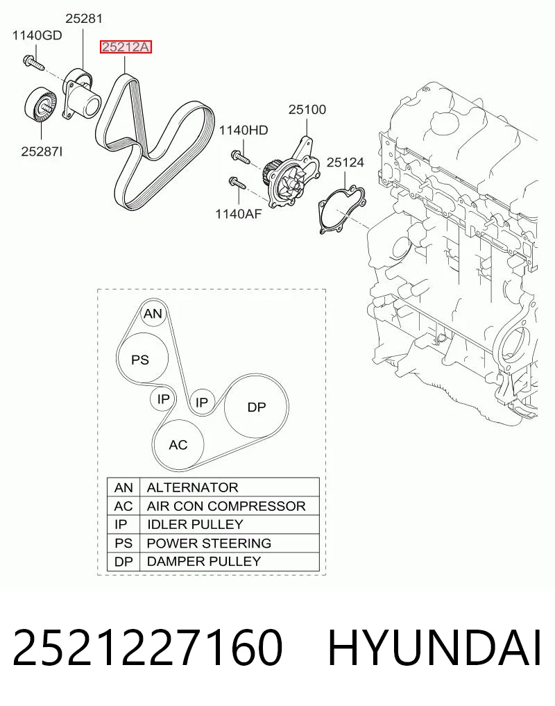 Correa de transmisión coche KIA Ceed  hatchback comprar en España
