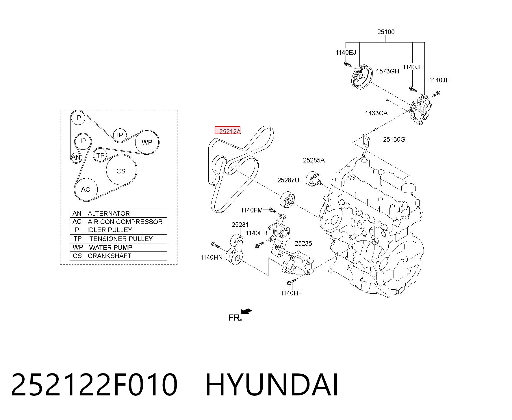252122F010 Hyundai/Kia