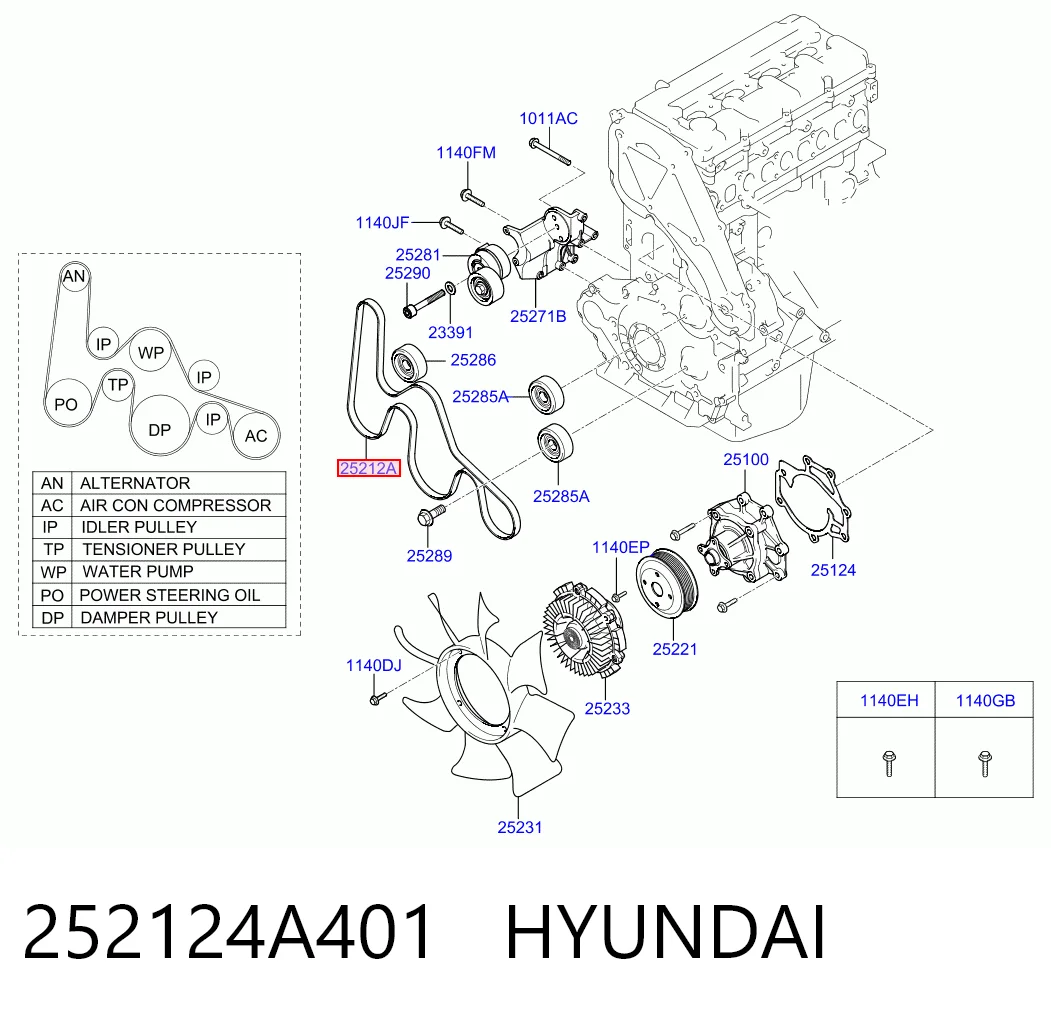 252124A401 Hyundai/Kia