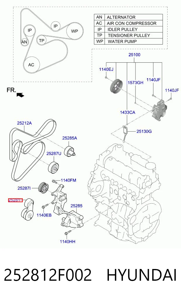 252812F002 Hyundai/Kia