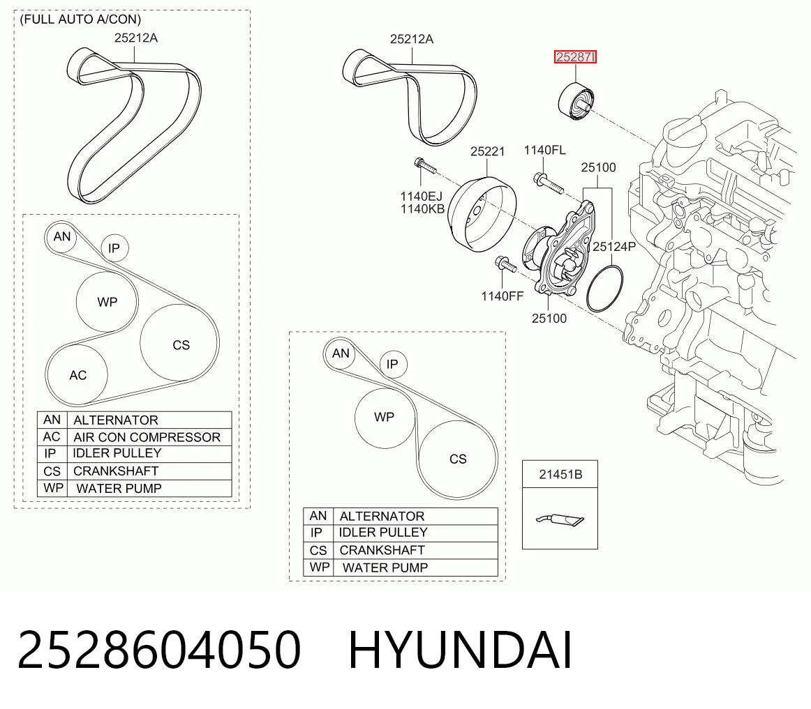 2528604050 Hyundai/Kia