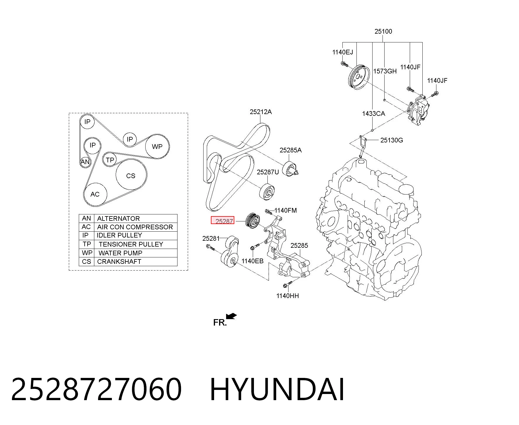 2528727060 Hyundai/Kia