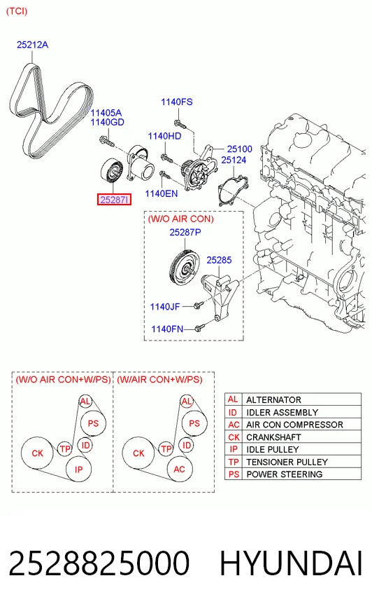2528825000 Hyundai/Kia