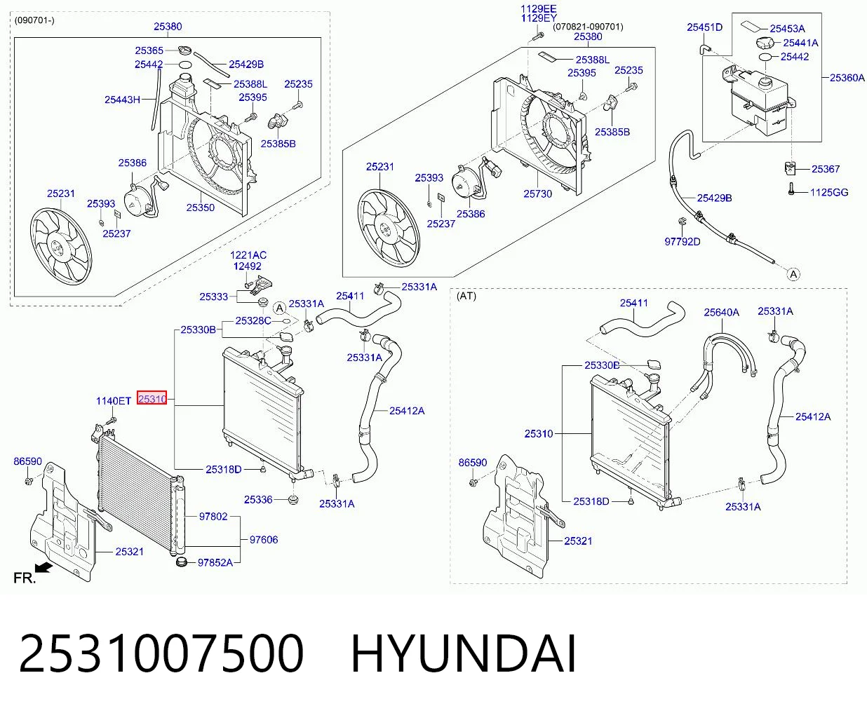 2531007500 Hyundai/Kia