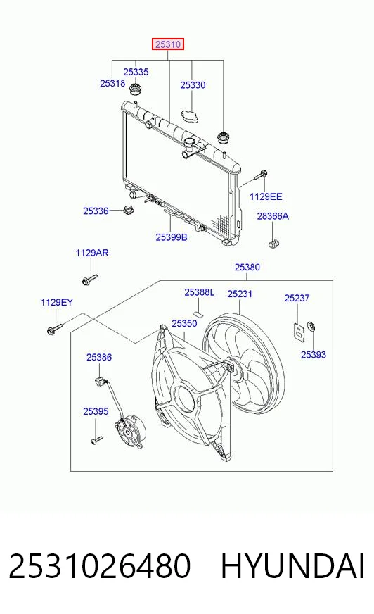 2531026480 Hyundai/Kia