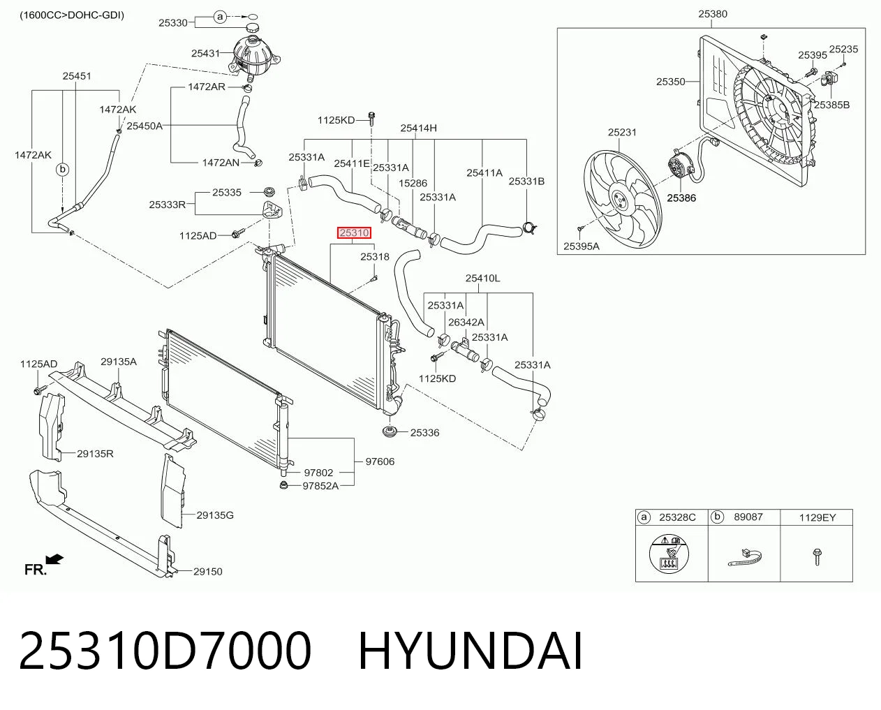 25310D7000 Hyundai/Kia