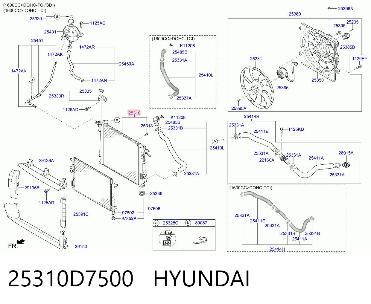 25310D7500 Hyundai/Kia