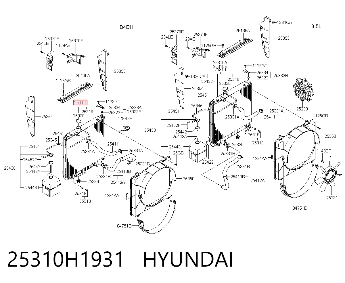 25310H1931 Hyundai/Kia