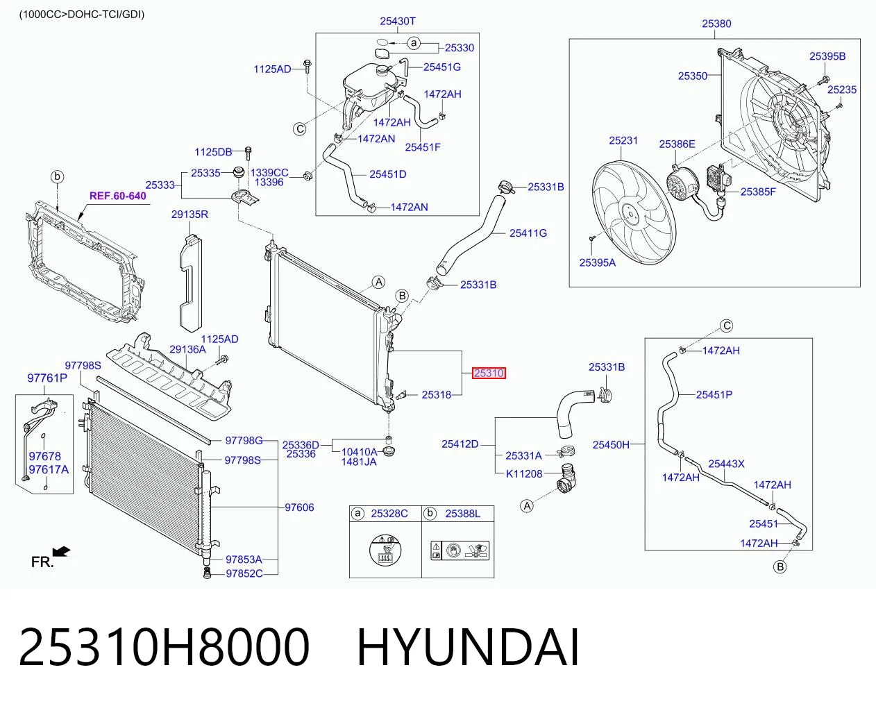 25310H8000 Hyundai/Kia