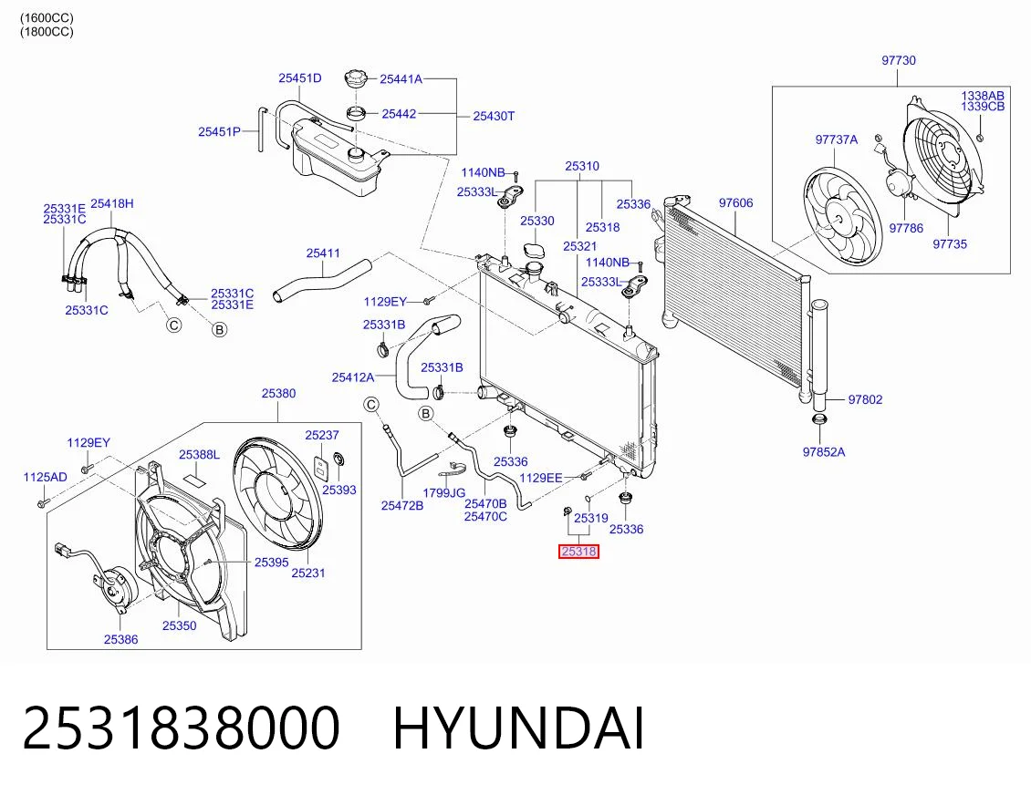2531838000 Hyundai/Kia