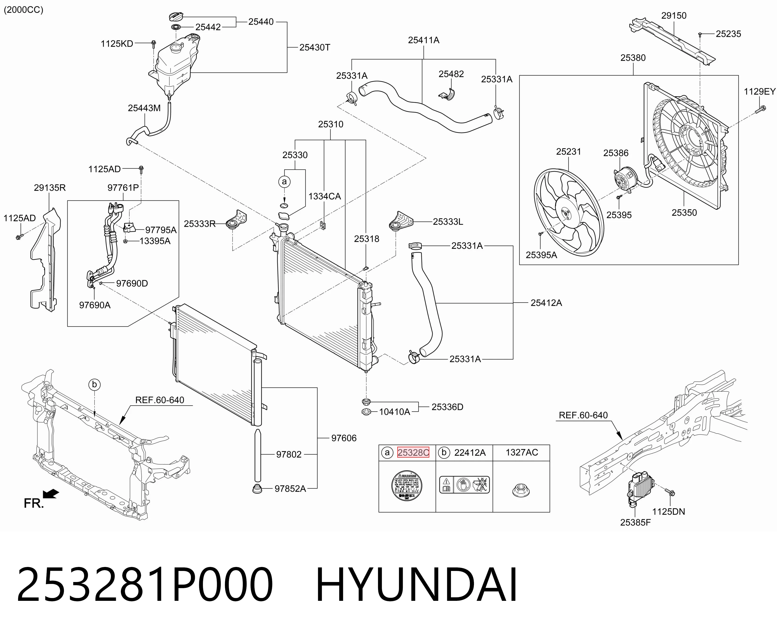 253281P000 HYUNDAI