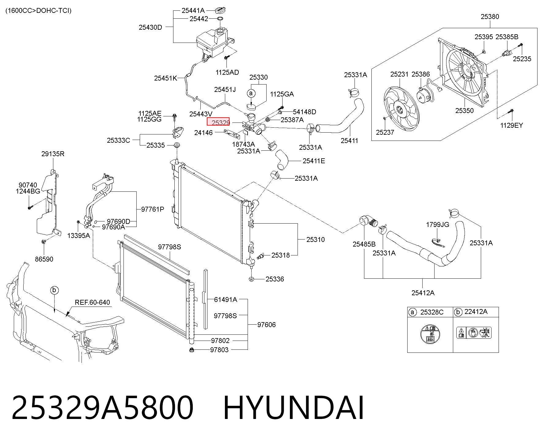 25329A5800 Hyundai/Kia