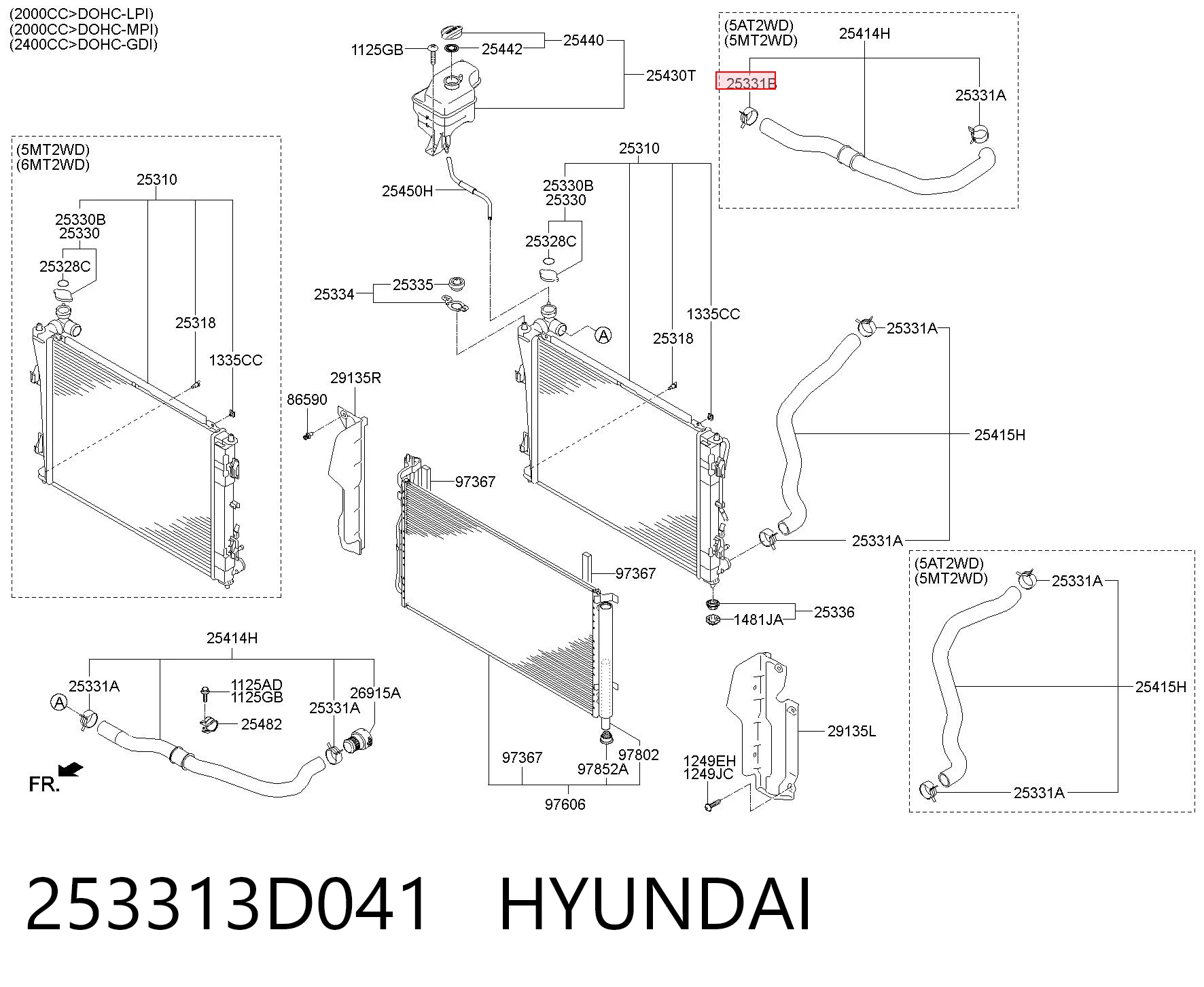 253313D041 Hyundai/Kia