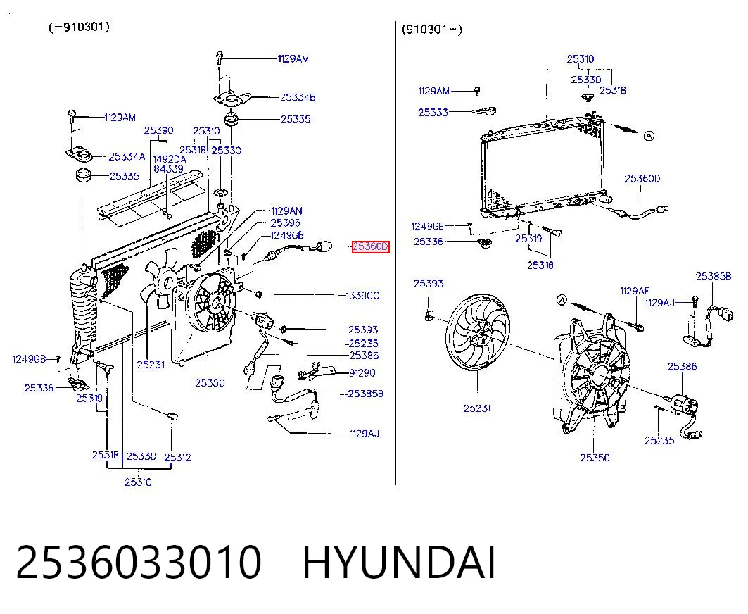 Interruptor térmico Hyundai Sonata II (1988-1993)