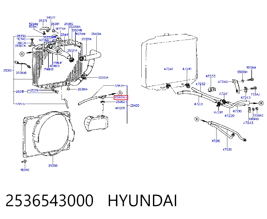 2536543000 Hyundai/Kia