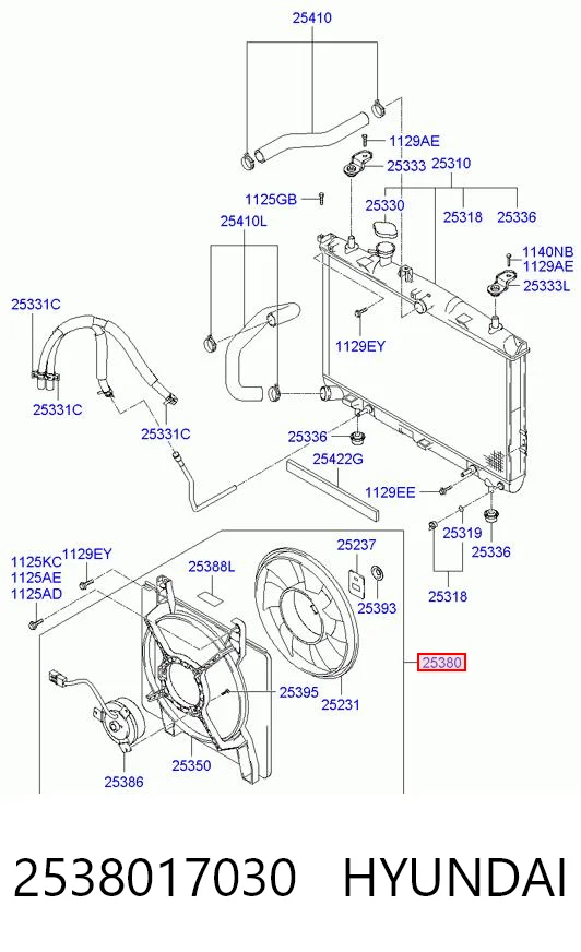 2538017030 Hyundai/Kia