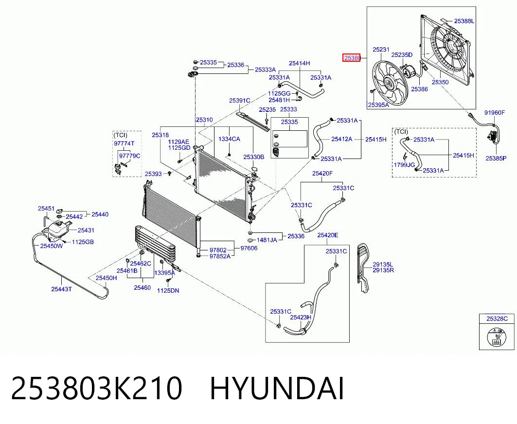 253803K210 Hyundai/Kia