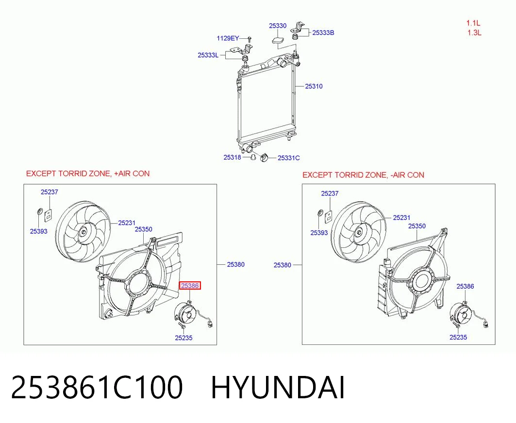 253861C100 Hyundai/Kia