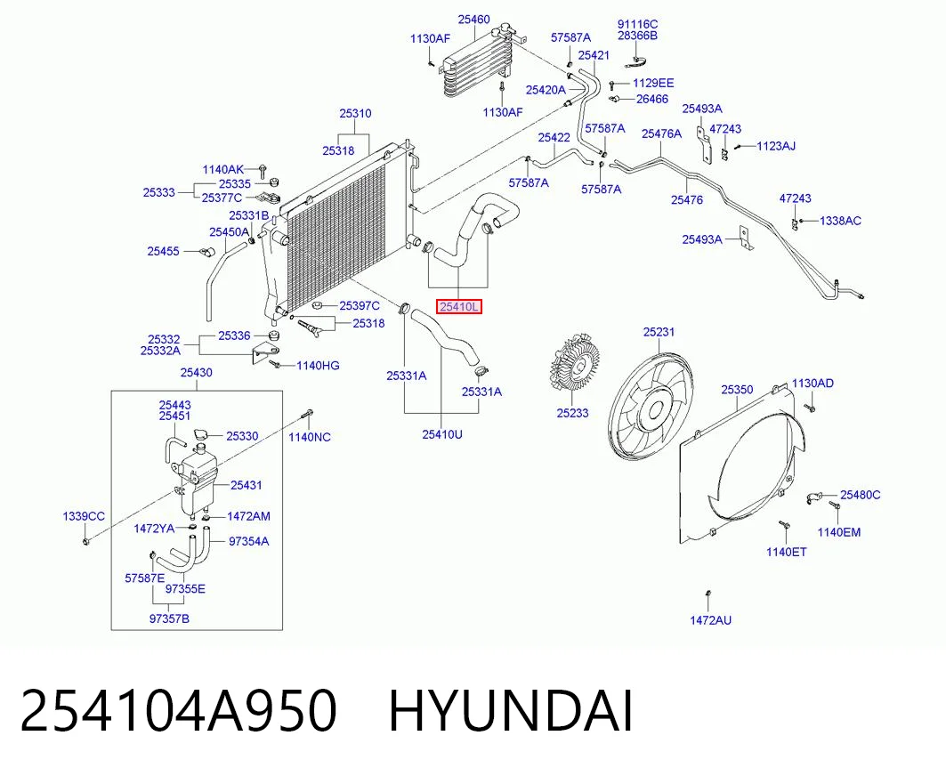 254104A950 Hyundai/Kia
