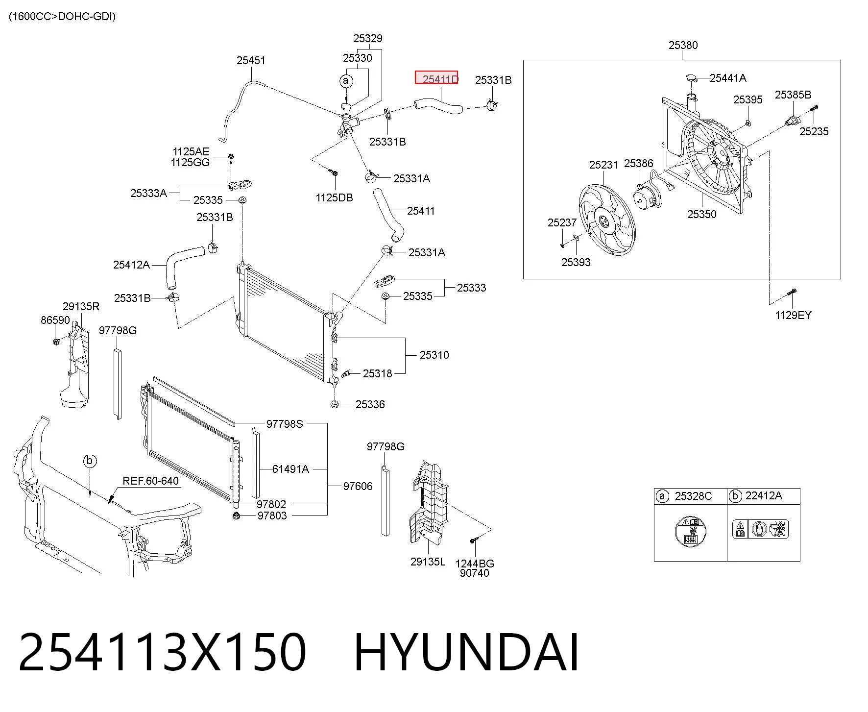 Manguera radiador para Hyundai I30 GDH