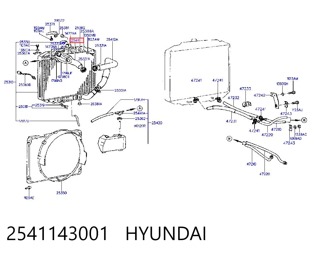 2541143001 Hyundai/Kia