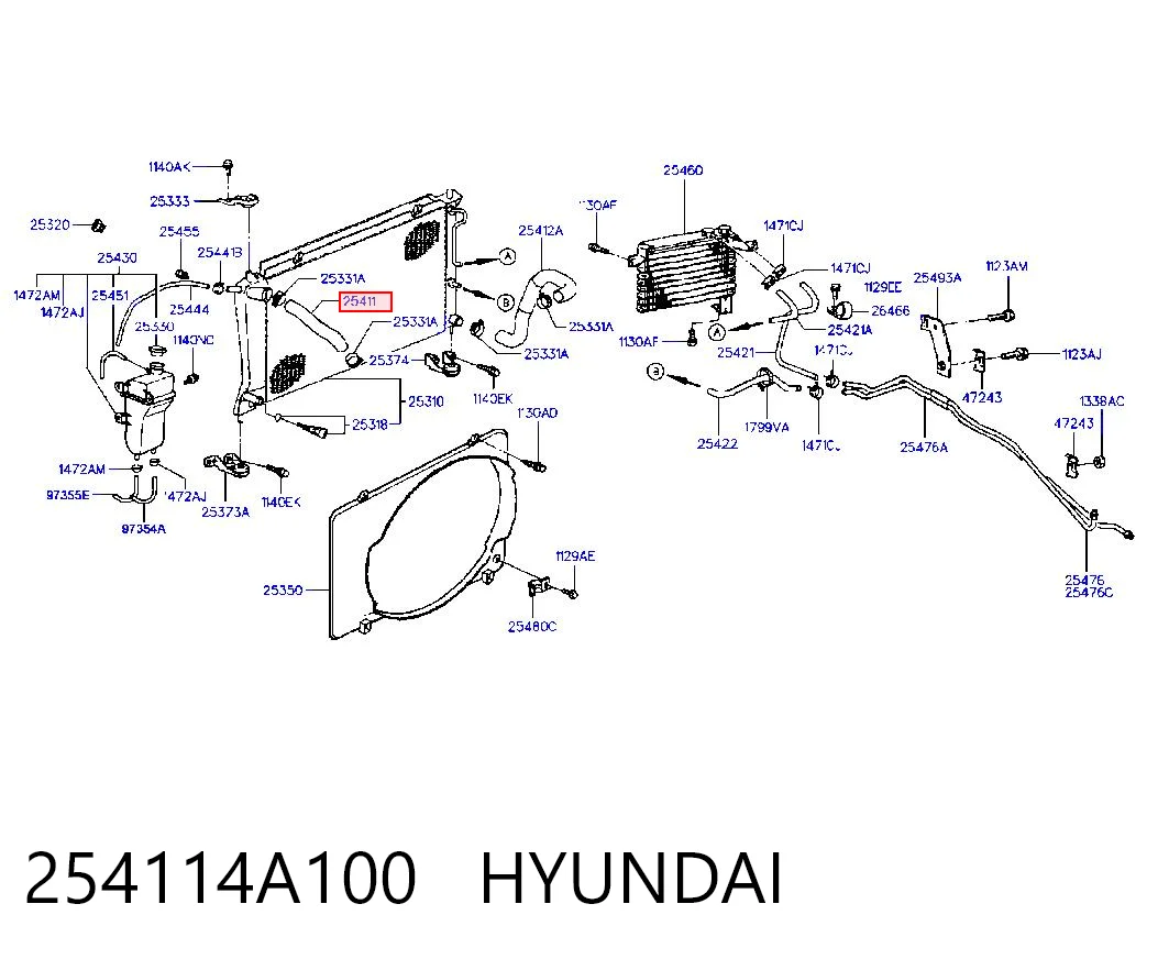 254114A100 Hyundai/Kia