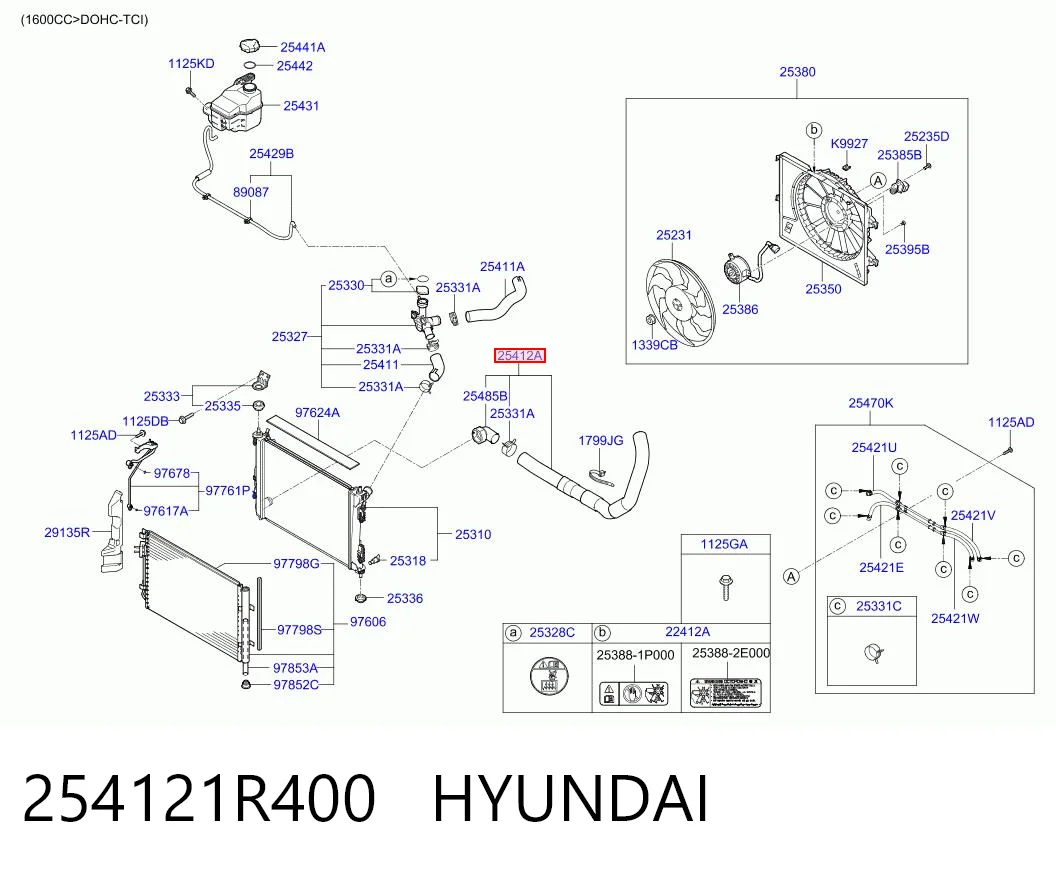 254121R400 Hyundai/Kia