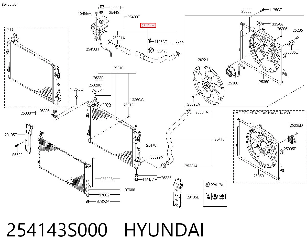 Comprar Manguera radiador Hyundai Sonata VI YF
