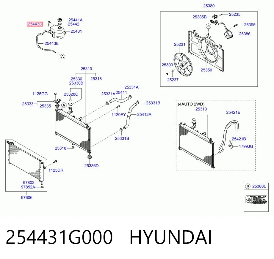 254431G000 Hyundai/Kia 