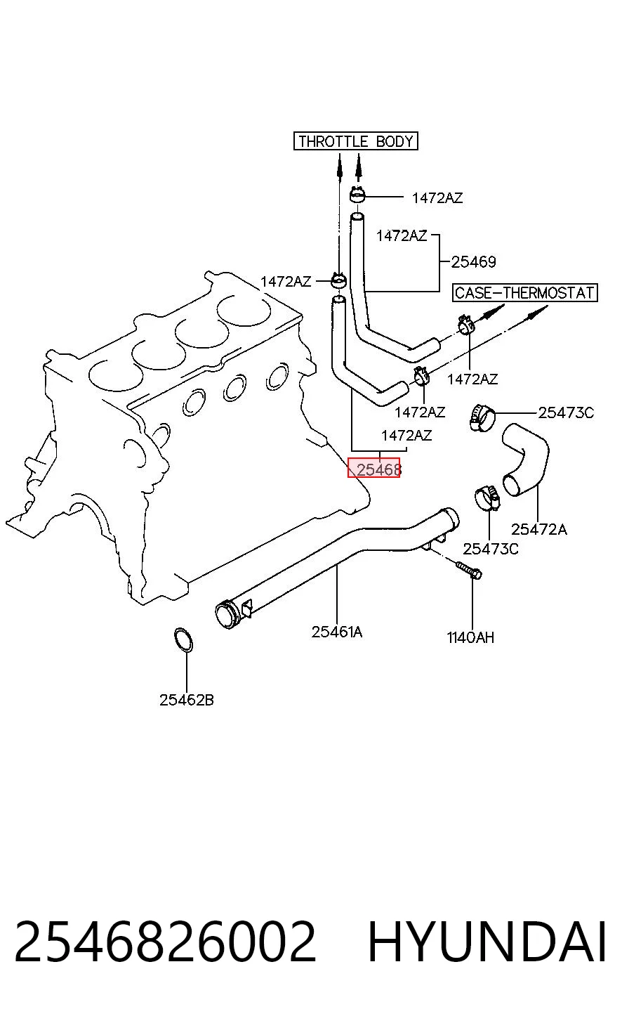 2546826002 Hyundai/Kia