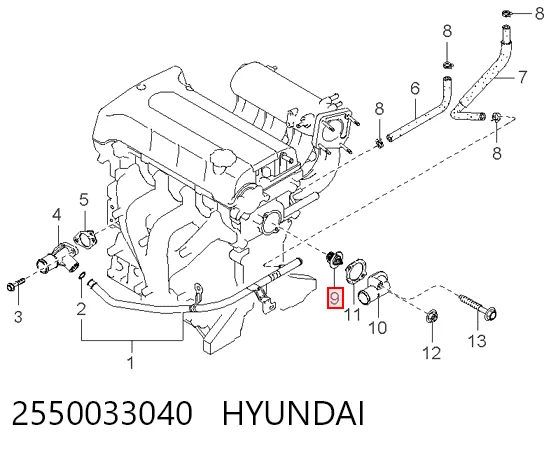2550033040 Hyundai/Kia