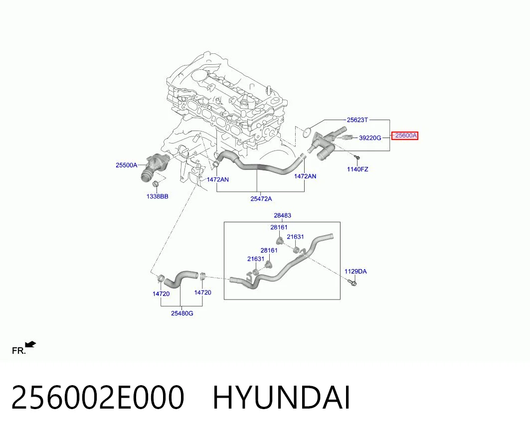 256002E000 Hyundai/Kia