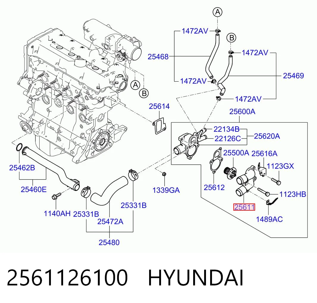 2561126100 Hyundai/Kia