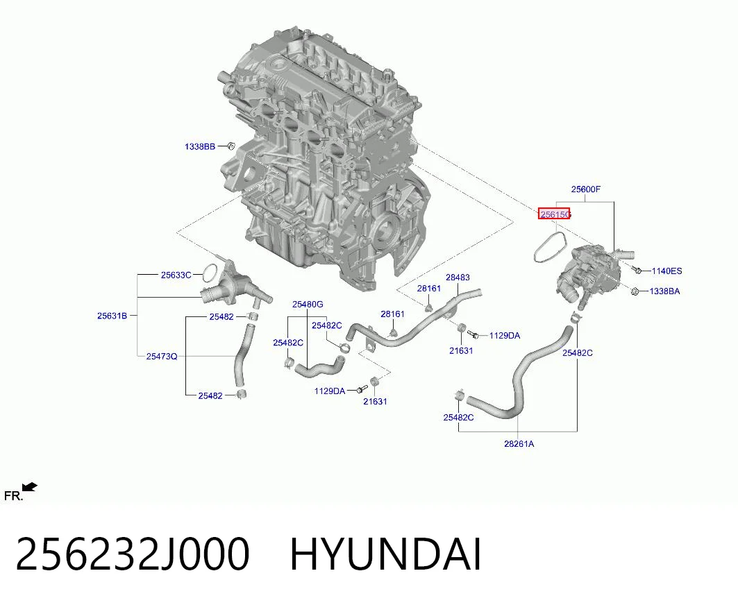 Comprar Junta de termostato Hyundai Elantra VII CN7 a bajo precio