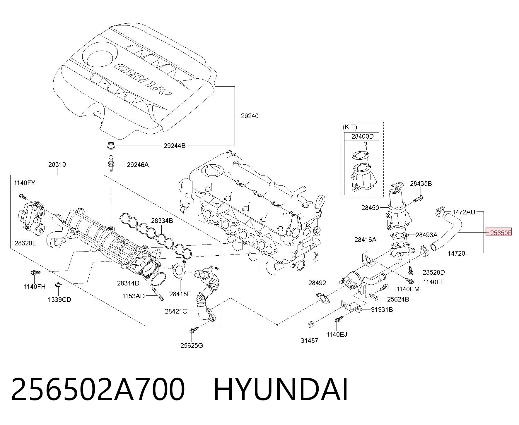 256502A700 Hyundai/Kia