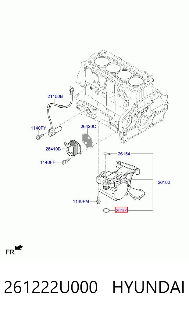 261222U000 Hyundai/Kia