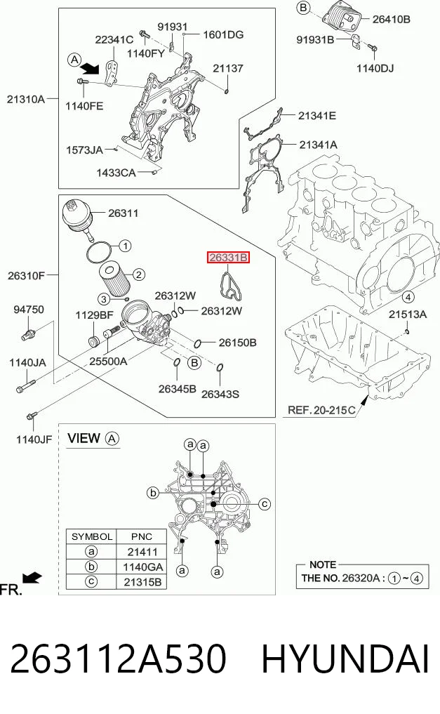263112A530 Hyundai/Kia