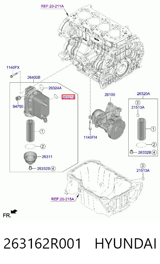 263162R001 Hyundai/Kia