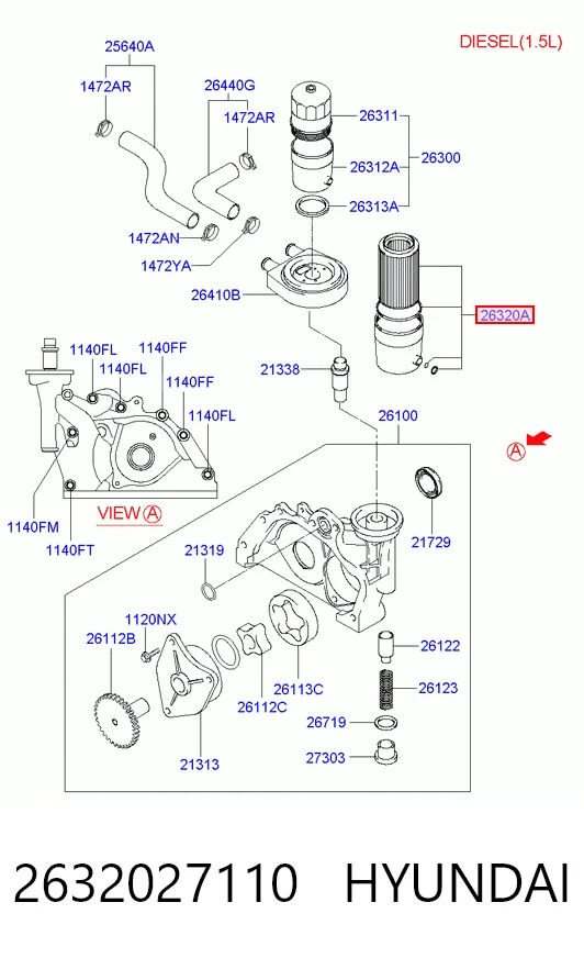 2632027110 Hyundai/Kia