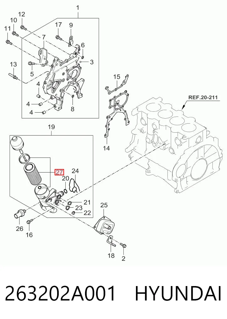 263202A001 Hyundai/Kia