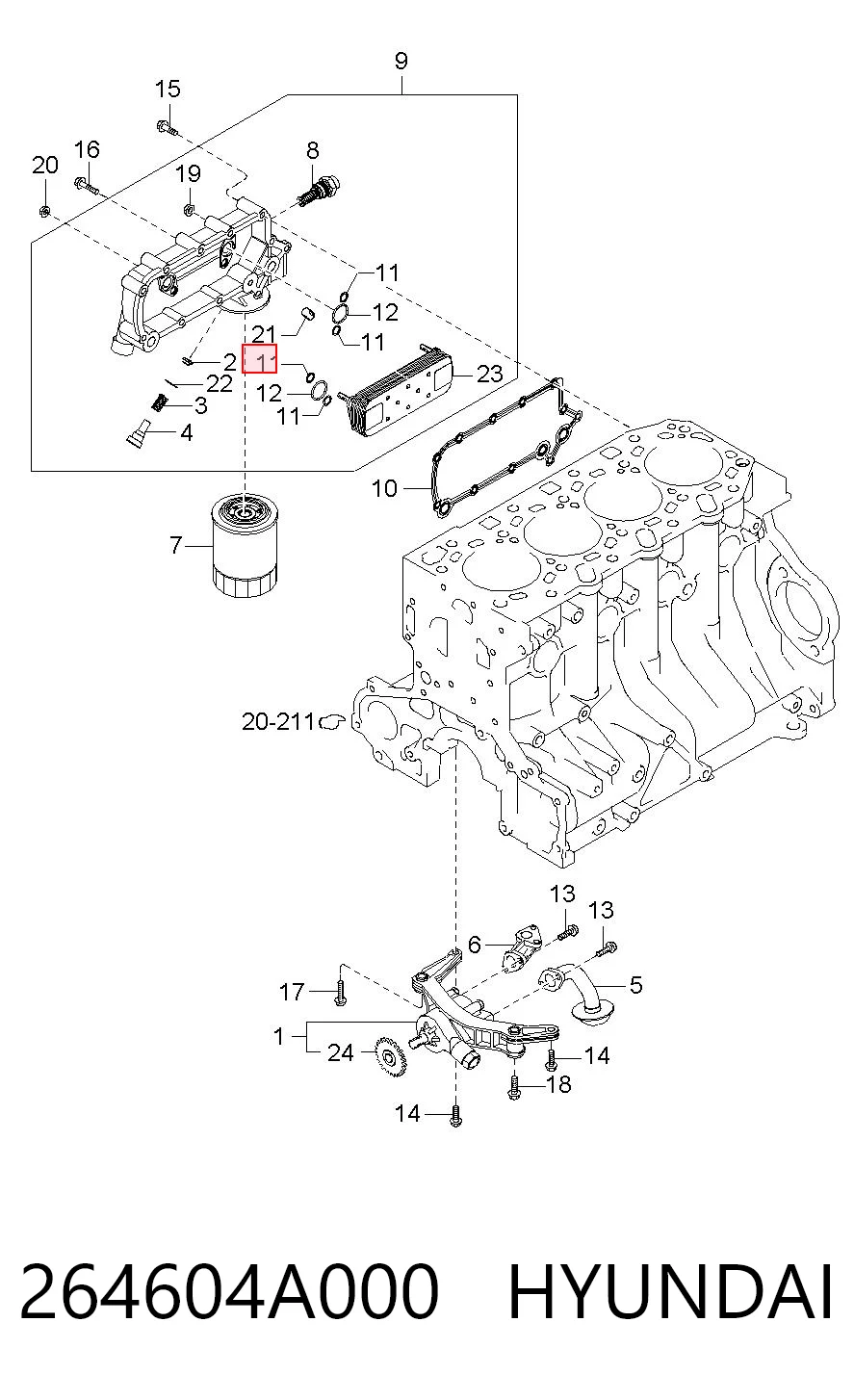 264604A000 Hyundai/Kia