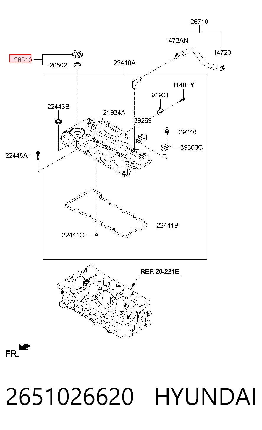 2651026620 Hyundai/Kia