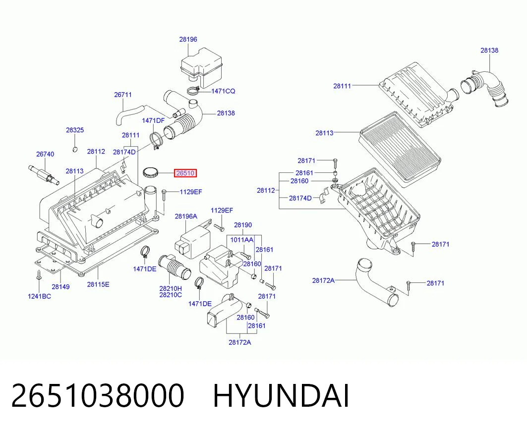 2651038000 Hyundai/Kia