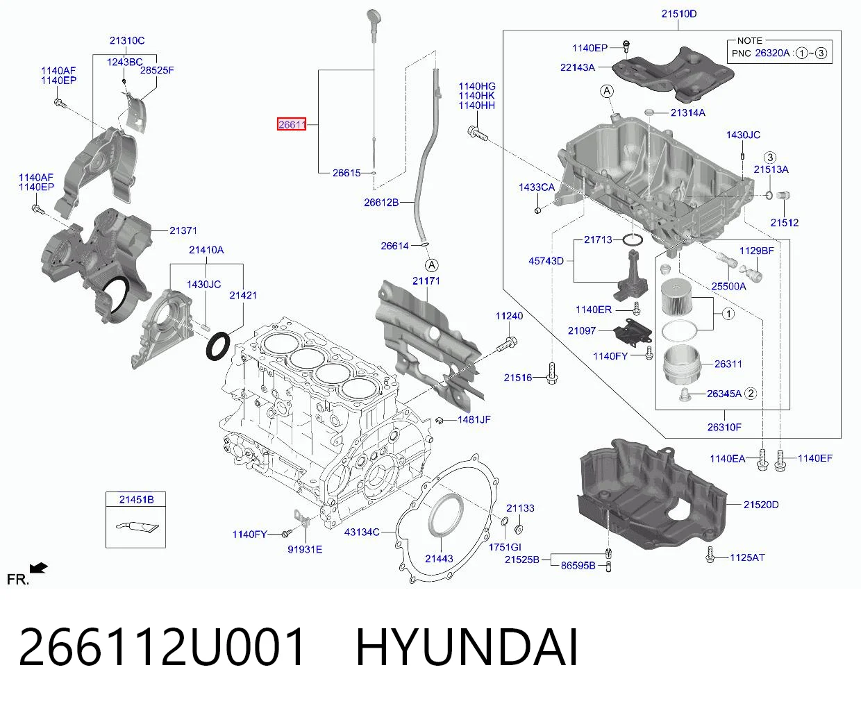 266112U001 Hyundai/Kia