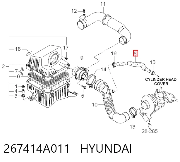 267414A011 Hyundai/Kia