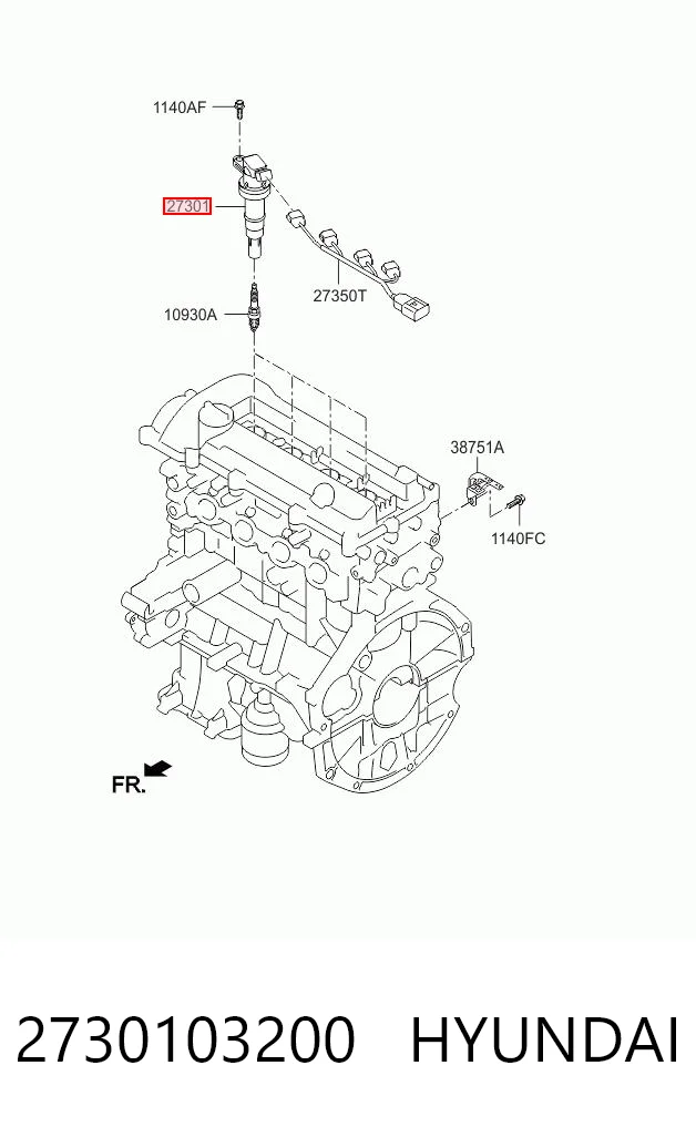 2730103200 Hyundai/Kia Bobina de ignición
