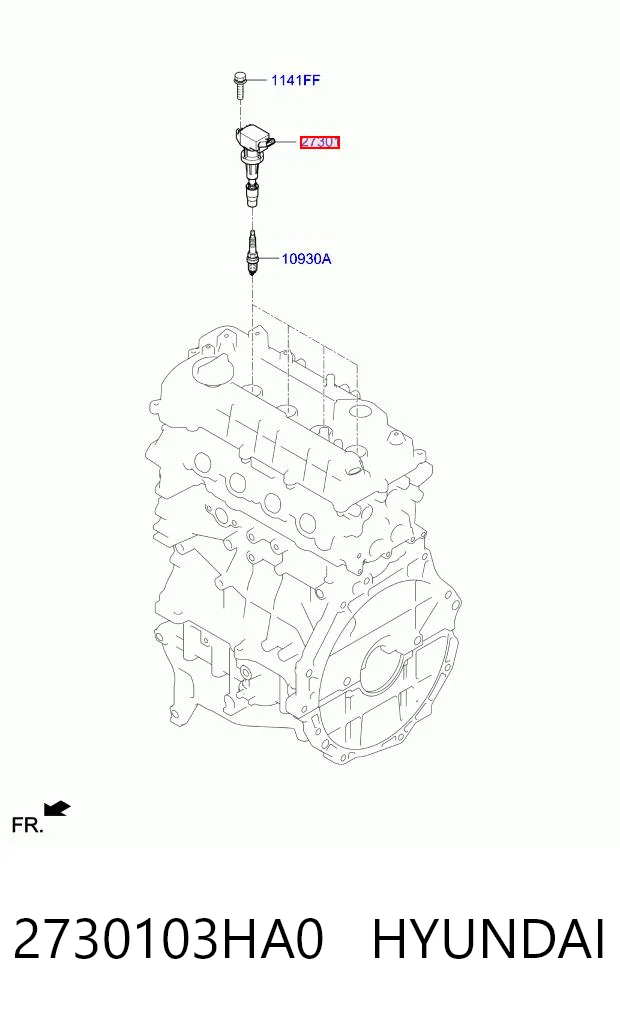 2730103HA0 Hyundai/Kia Bobina de ignición